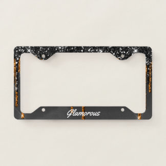 Marco de la placa de la licencia - (Su texto) Purp