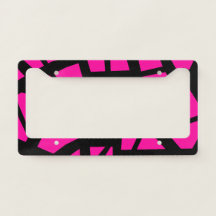 Marco de la placa de la matrícula de diseño "craqu