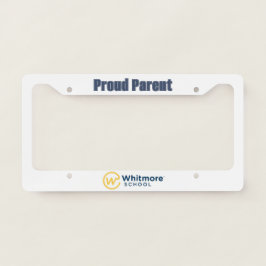 Marco de la placa de la matrícula de Whitmore Scho