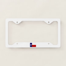 Marco de la placa de licencia de Texas