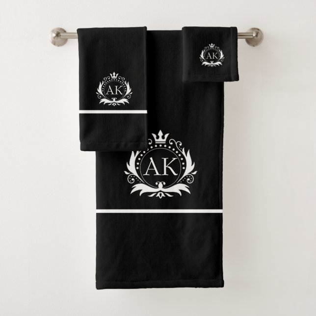 Marco de lujo blanco y elegante y corona (In situ)