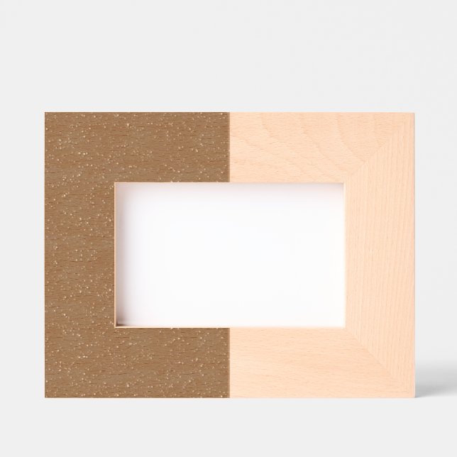 Marco De Madera Etched De Dos Tonos Personalizado  (Anverso)