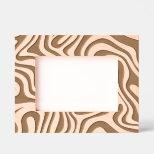 Marco de madera grabado Zebra 1 Marcos grabados