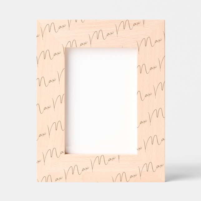 Marco de madera personalizado con estilo a mano, 5 (Anverso)