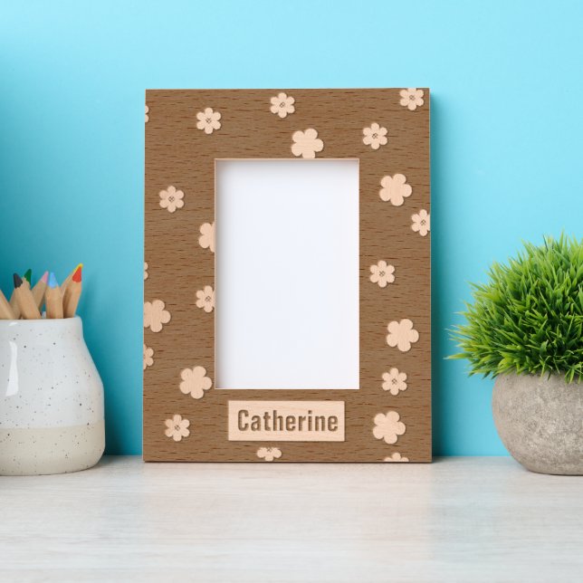 Marco de madera personalizado para ella (Anverso)
