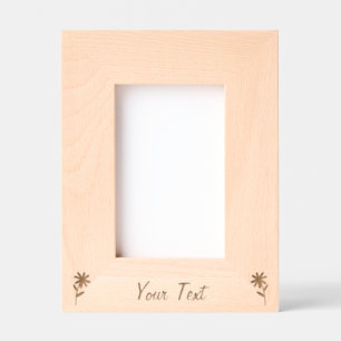 Marco de madera personalizado para ella