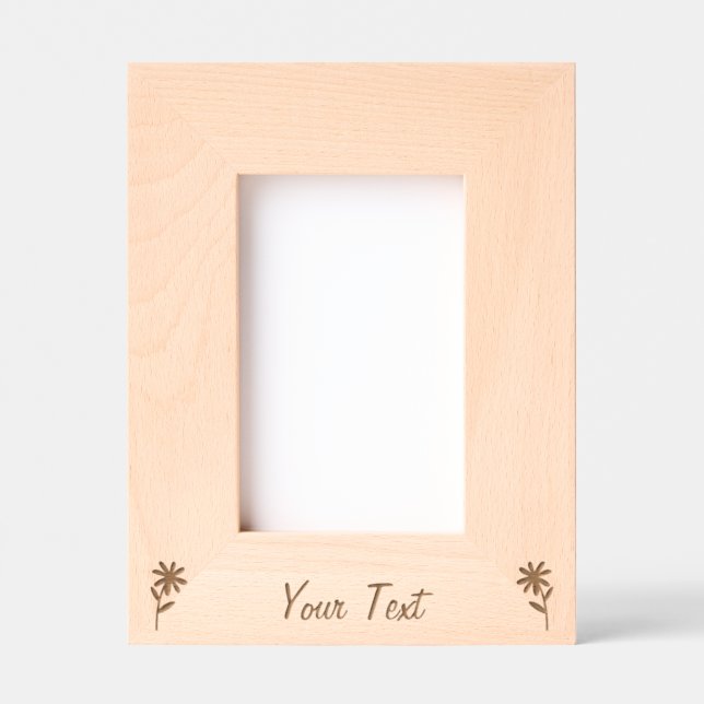 Marco de madera personalizado para ella (Anverso)