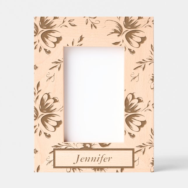 Marco de madera personalizado para ella (Anverso)