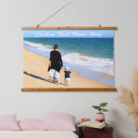 Personalizado tu tapiz fotográfico con texto Perso