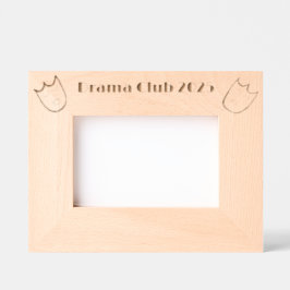 Marco de máscaras de teatro (con espacio para firm