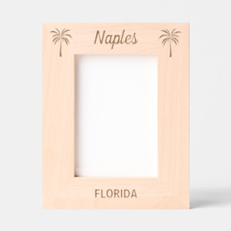 Marco de Naples Florida grabado con láser