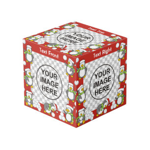 marco de pingüinos navidades