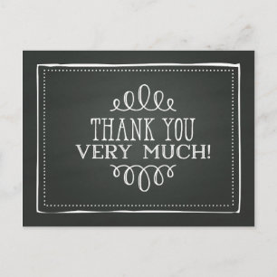 Marco de pizarra Gracias Postales