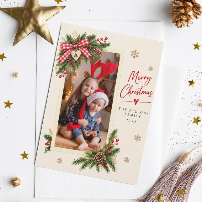 Marco de ramas de pino Navidad (Subido por el creador)