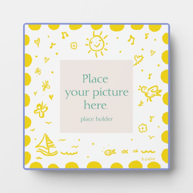 Marco de sol amarillo (Frente)