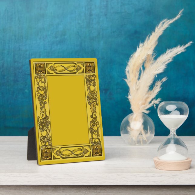 Marco de tallado de madera digital inspirado en el (Lado)