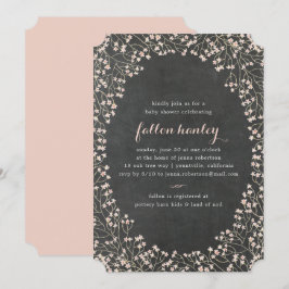 Marco delgado | Invitación de Baby Shower