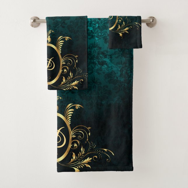 Marco dorado Damask personalizado de lujo (In situ)