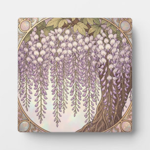 Marco dorado floral Art Nouveau