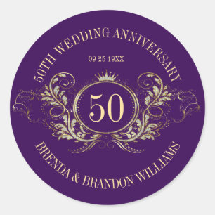 Marco dorado y plateado con un Pegatina cuadrado d