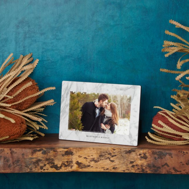 Marco elegante de textura de mármol (Lado)