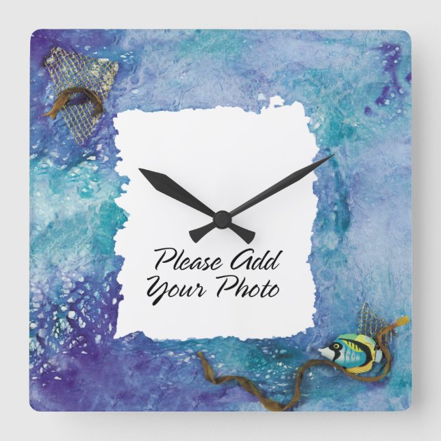 Marco fotográfico 2 reloj de pared (Anverso)