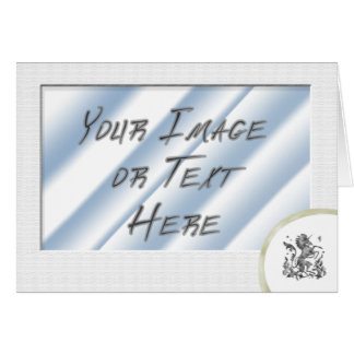 Marco fotográfico blanco simple con unicornio herá