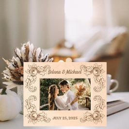 Marco fotográfico Boda personalizado
