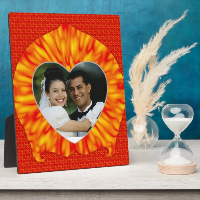 Marco fotográfico cardíaco quemado (Lado)