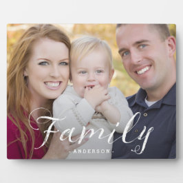 Marco fotográfico clásico de Personalizado familia