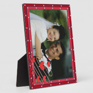 Marco fotográfico de corazones