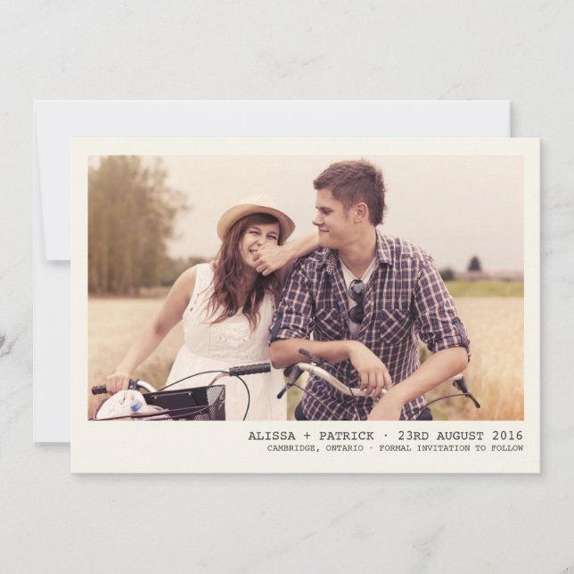 Marco fotográfico de época Guardar el anuncio de f (Anverso)