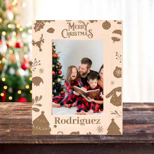 Marco fotográfico de Navidades personalizados