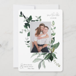 Marco fotográfico de vegetación de hojas botánicas