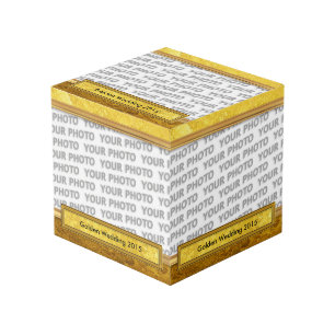 Marco fotográfico dorado puro IV + tu foto y texto