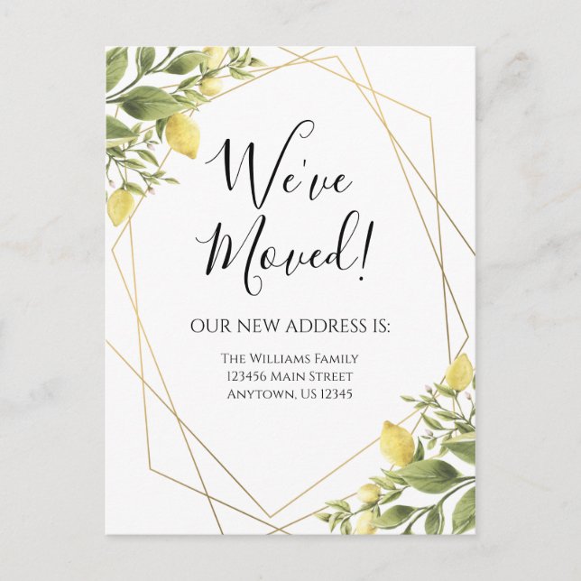 Marco geométrico de lemas de Invitación móvil (Anverso)