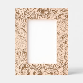 Marco grabado con "Cuero falso"