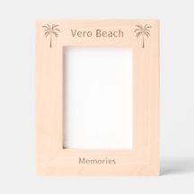 Marco grabado con láser de Vero Beach Florida