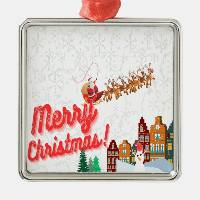 Marco Metalizado de adornos navideños - colección  (Frente)