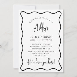 marco ondulado, borde ondulado, invitación de fies