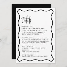 Marco ondulado, borde ondulado, moderno, tarjeta d