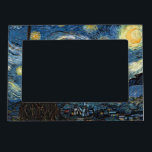 Marco Para Fotos Magnético Noche Van Gogh Starry<br><div class="desc">Obra maestra de la noche Vincent Van Gogh Starry,  obra de arte de época sobre productos modernos de Zazilicious</div>
