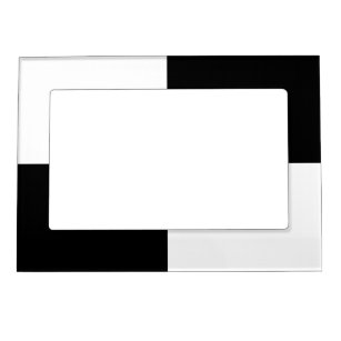Marco Para Fotos Magnético Rectángulos blancos y negros