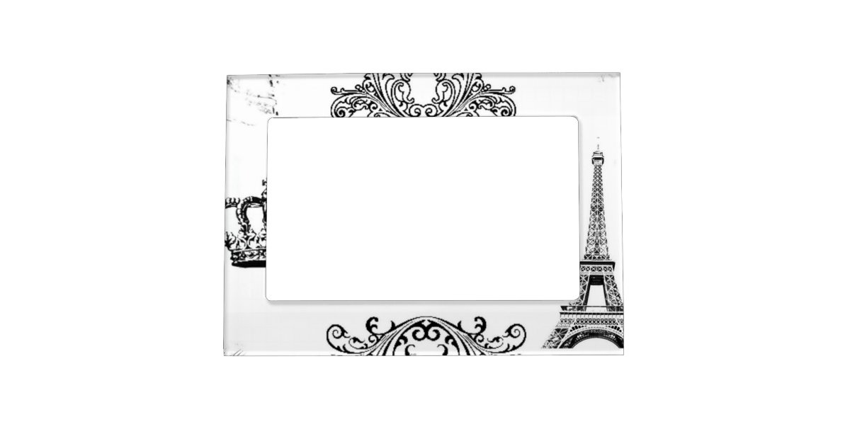 Marco Para Fotos Magnetico Torre Eiffel Blanca Negra Del Amorio De Paris Del Zazzle Es Cuadro de ciudad foto lienzo de la torre eiffel de paris, arte impreso. marco para fotos magnetico torre eiffel blanca negra del amorio de paris del zazzle es