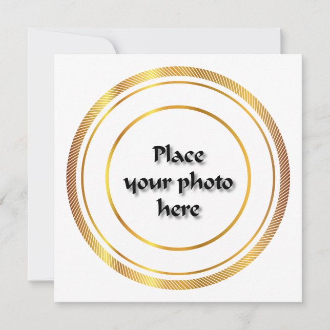 marco redondo de personalizable (Anverso)