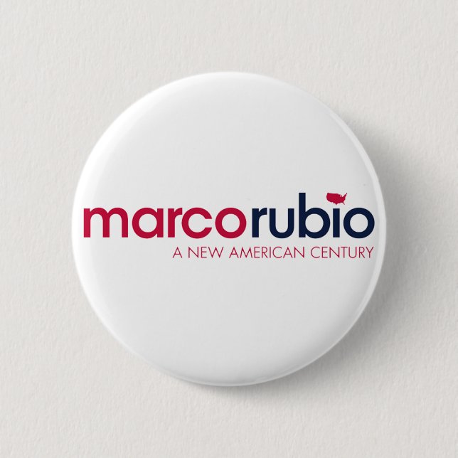 MARCO RUBIO para el presidente 2016 BOTÓN (Anverso)
