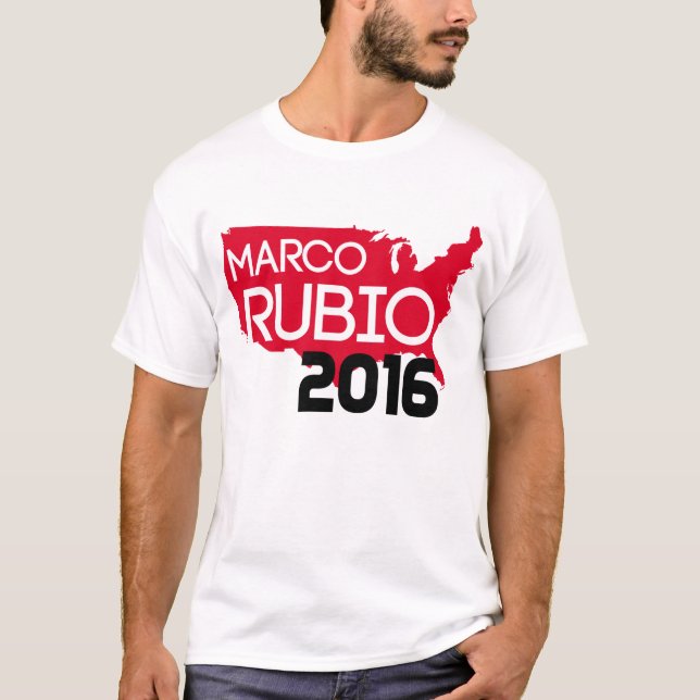 Marco Rubio para la camisa 2016 del presidente (Anverso)