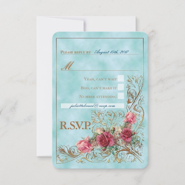 Marco Victoriano - Suite de Invitación de Boda (Anverso)
