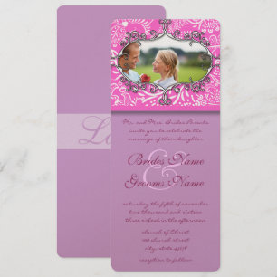 Marco vintage Amor Aves Invitación a la boda