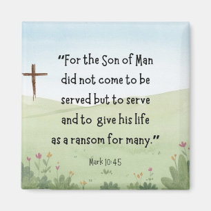 Marcos 10:45 imán